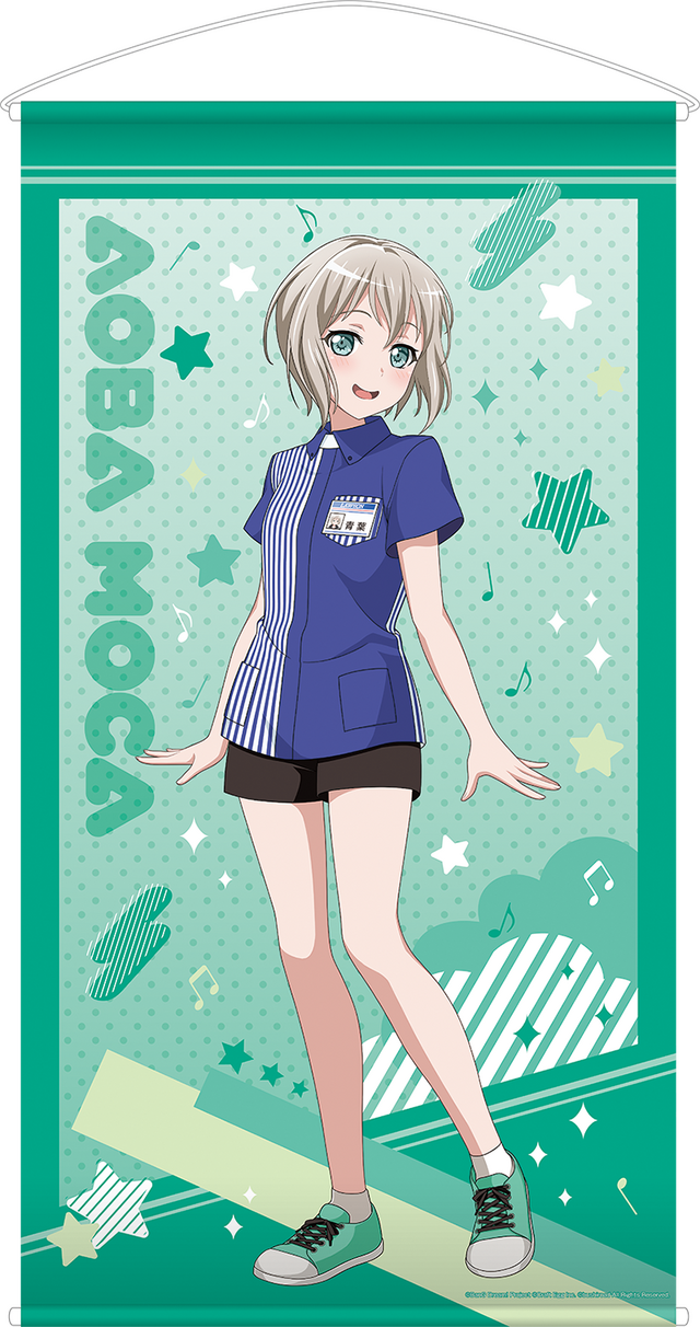 「バンドリ！ ガールズバンドパーティ！ キャンペーン」等身大タペストリー（全5種） 本体価格 各8,000円(税込 各8,640円)(C)BanG Dream! Project (C) Craft Egg Inc. (C) bushiroad All Rights Reserved.(C)Lawson, Inc.