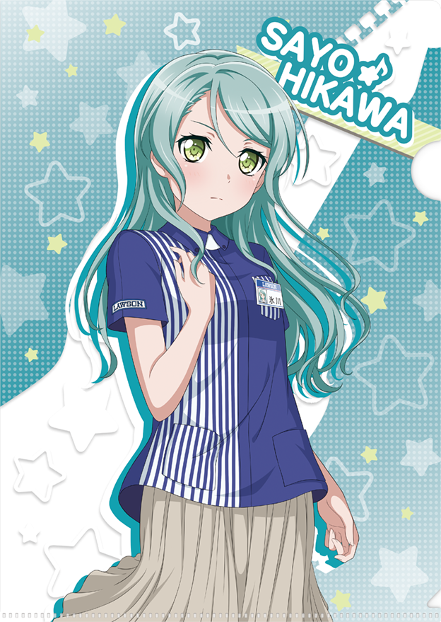 「バンドリ！ ガールズバンドパーティ！ キャンペーン」菓子3個でもらえる! オリジナルクリアファイル（全5種）(C)BanG Dream! Project (C) Craft Egg Inc. (C) bushiroad All Rights Reserved.(C)Lawson, Inc.