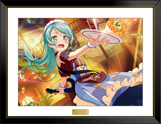 「バンドリ！ ガールズバンドパーティ！ キャンペーン」A4キャラファイングラフ（全10種） 本体価格 各15,000円 （税込 各16,200円）(C)BanG Dream! Project (C) Craft Egg Inc. (C) bushiroad All Rights Reserved.(C)Lawson, Inc.