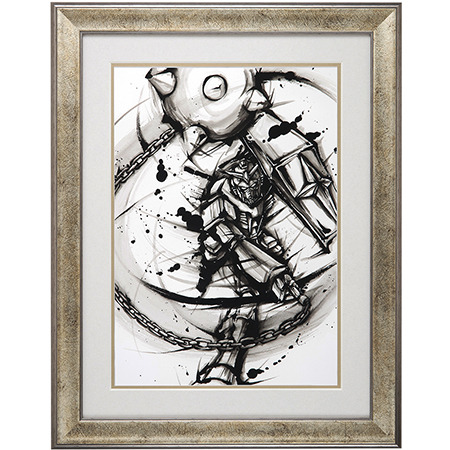 武人画×機動戦士ガンダム 額装パネル　全5種 各30,000円（+税）(C)創通・サンライズ