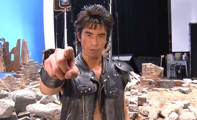 デ・オウ新CM「おまえはもうニオわない」篇　メイキング写真