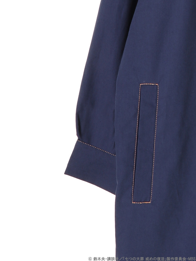 earth music＆ecology Japan Label ×『七つの大罪 戒めの復活』キングイメージパーカーワンピース5,990円+税(C)鈴木央・講談社／「七つの大罪戒めの復活」製作委員会・MBS produced by CHORD co.,ltd.