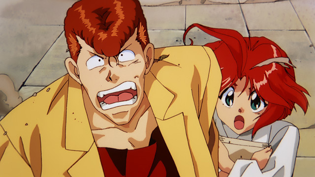 劇場版『幽☆遊☆白書冥界死闘篇炎の絆』場面写真　原作／冨樫義博「幽☆遊☆白書」（集英社「ジャンプコミックス」刊）（C）Yoshihiro Togashi 1990年－1994年（C）ぴえろ／集英社（C）1994「幽遊白書　冥界死闘篇　炎の絆」製作委員会