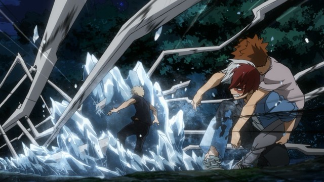 TVアニメ『僕のヒーローアカデミア』第5話場面カット(C)堀越耕平／集英社・僕のヒーローアカデミア製作委員会