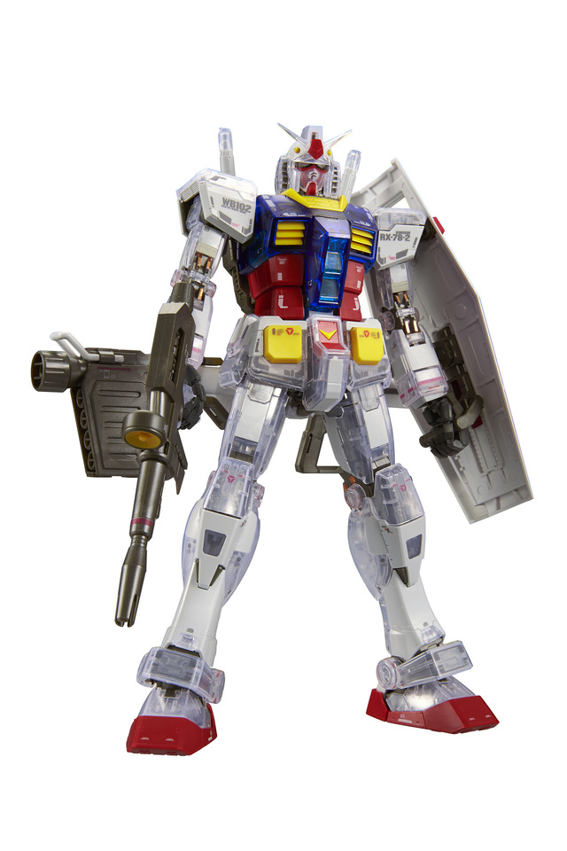 「一番くじコラボ 機動戦士ガンダム ガンプラ」1回650円（税込）B賞 MG1/100 RX-78-2ガンダムVer.3.0[ソリッドクリア／リバース](C)創通・サンライズ