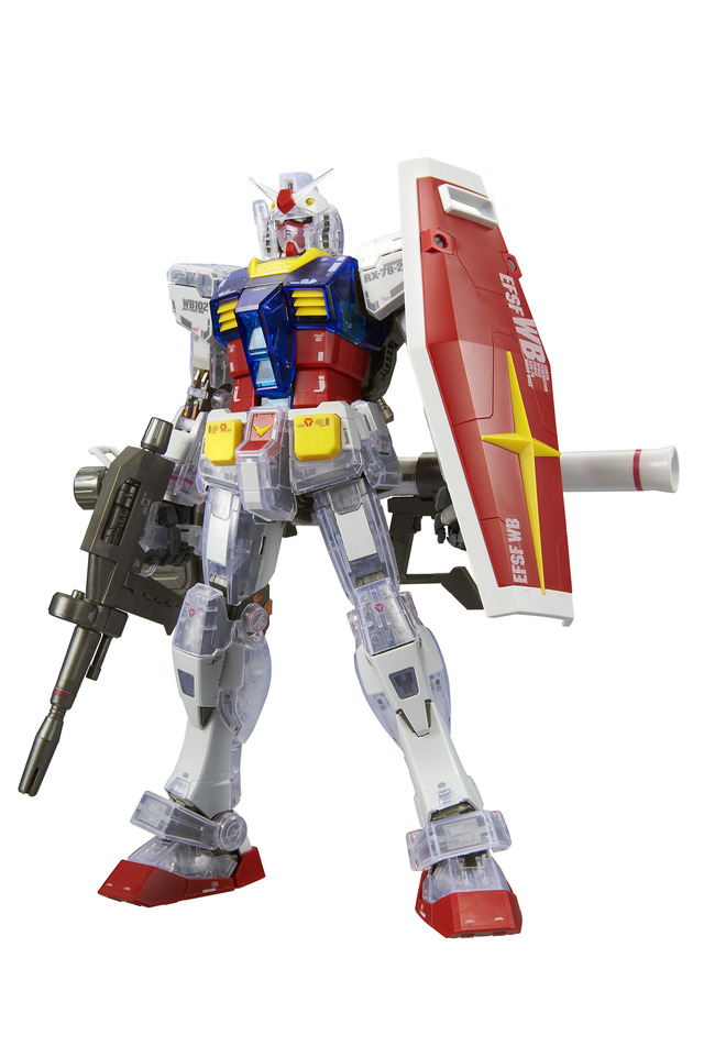 「一番くじコラボ 機動戦士ガンダム ガンプラ」1回650円（税込）B賞 MG1/100 RX-78-2ガンダムVer.3.0[ソリッドクリア／リバース](C)創通・サンライズ