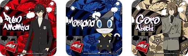 「セガコラボカフェ PERSONA5 the Animation」デザート特典コースター(C)ATLUS (C)SEGA/PERSONA5 the Animation Project (C)SEGA