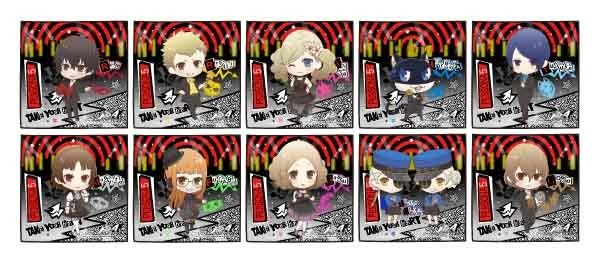 「セガコラボカフェ PERSONA5 the Animation」マイクロファイバータオルA（全10 種・ランダム） 600円（税込）(C)ATLUS (C)SEGA/PERSONA5 the Animation Project (C)SEGA
