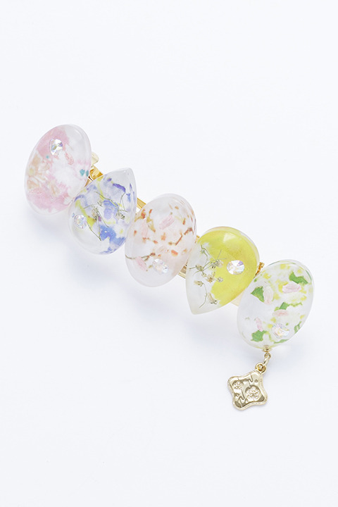 『A3!』コラボレーション バレッタ　春組 モデル／4,800円（税別）(C)Liber Entertainment Inc. All Rights Reserved.