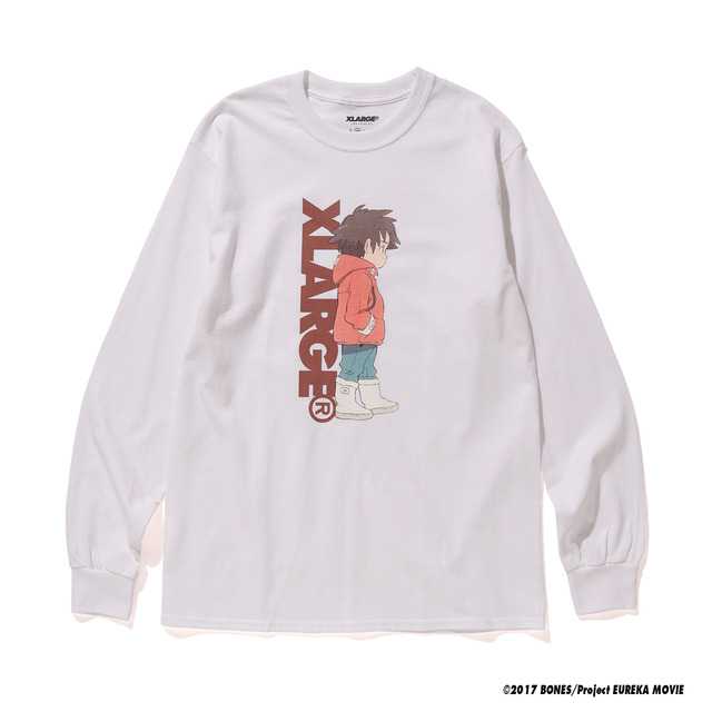 商品名：L/S TEE RENTON自店販売価格：￥6,500 +税カラー：WHITE, BLACKサイズ：S,M,L,XL（C)2017 BONES/Project EUREKA MOVIE