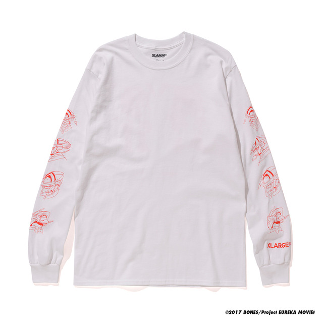 商品名：L/S TEE ORIGINATE ZERO自店販売価格：￥6,500 +税カラー：WHITE, BLACKサイズ：S,M,L,XL（C)2017 BONES/Project EUREKA MOVIE