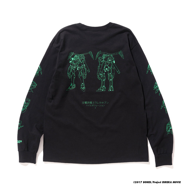 商品名：L/S TEE ORIGINATE ZERO自店販売価格：￥6,500 +税カラー：WHITE, BLACKサイズ：S,M,L,XL（C)2017 BONES/Project EUREKA MOVIE