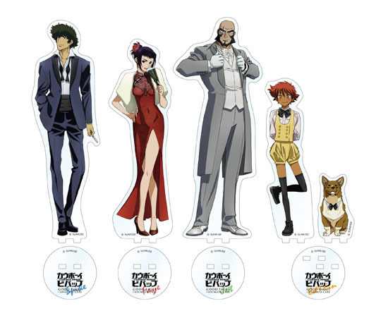 『カウボーイビバップ』×「アニメイトカフェ」BIGアクリルスタンド（全4種）　各1,200円(c)SUNRISE