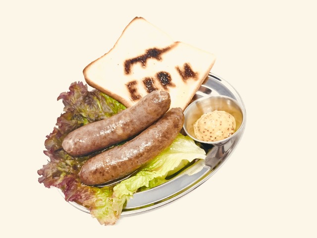 「エムの肉汁したたるソーセージ」1,000円(c)2017 時雨沢恵一／ＫＡＤＯＫＡＷＡ アスキー・メディアワークス／GGO Project