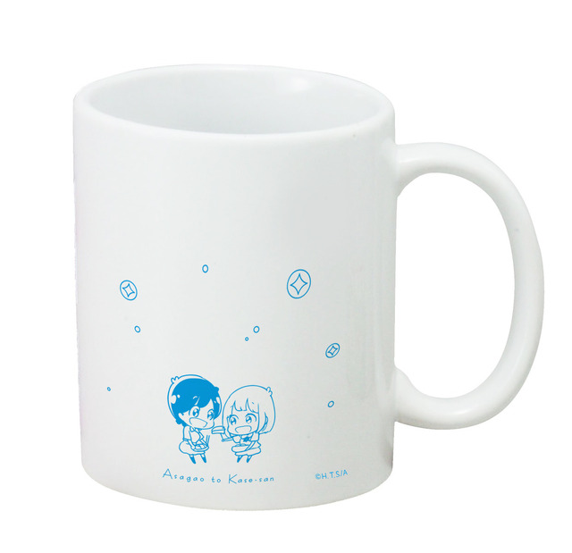 マグカップ1,389円＋税（C)2018 高嶋ひろみ・新書館／「あさがおと加瀬さん。」製作委員会