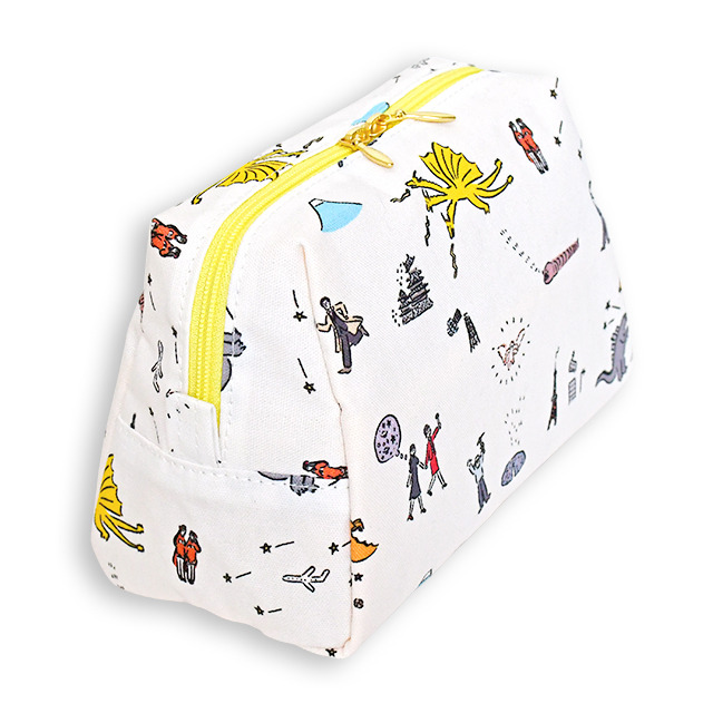 ゴジラ映画『三大怪獣 地球最大の決戦』コラボグッズ トラペーズポーチ 2,500円＋税TM&(C)TOHO CO.,LTD.