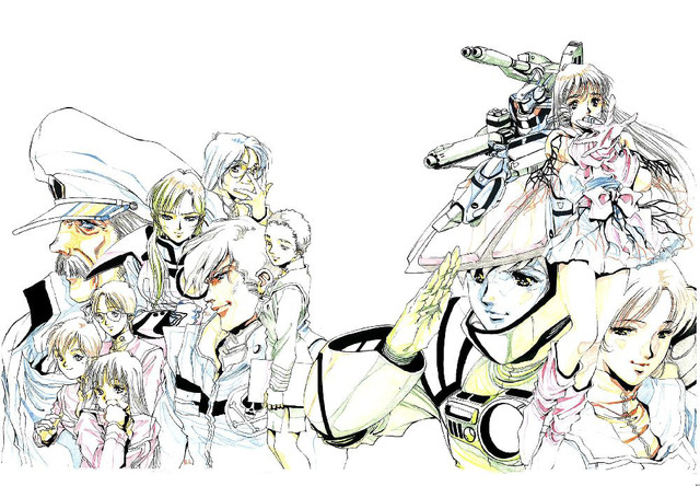 書籍『美樹本晴彦キャラクターワークス』誌面サンプル