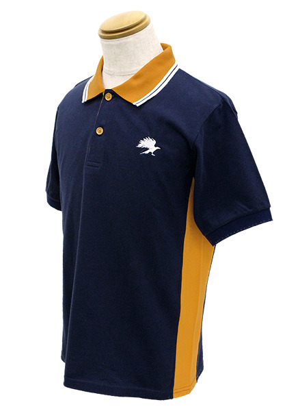 烏野高校 デザインポロシャツ6,500 円+税(C)古舘春一／集英社・「ハイキュー!!3rd」製作委員会・MBS