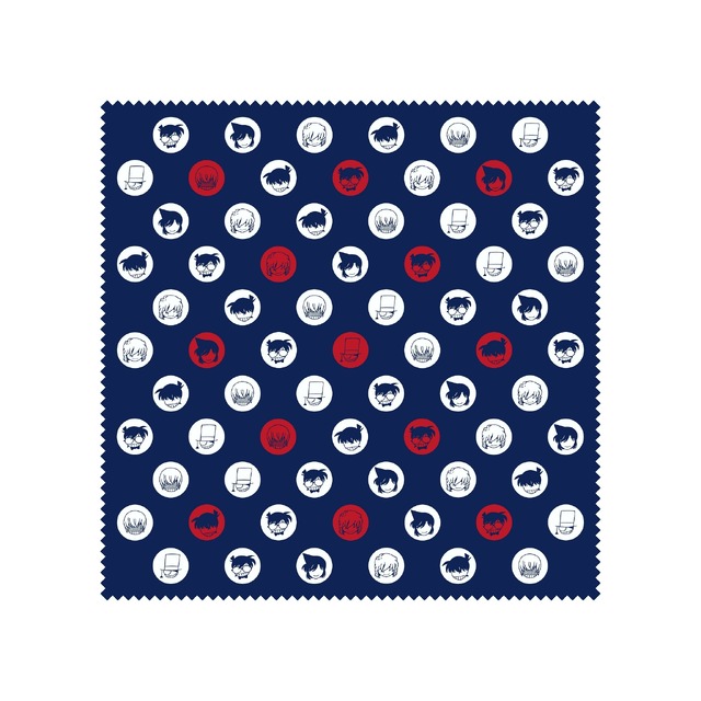 「Zoff×名探偵コナン コラボコレクション」メガネ拭き（コナン、蝶ネクタイ型変声機） 500円(税別)(C)青山剛昌／小学館・読売テレビ・TMS 1996