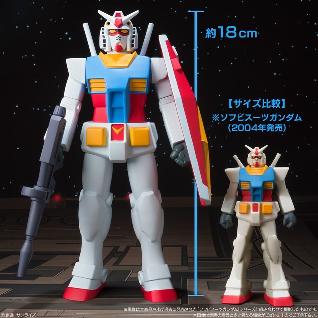 「DXソフビスーツガンダム」（ガンダム）2,700円(税込)(送料・手数料別途)(C)創通・サンライズ