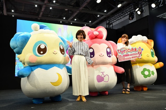 『キラキラハッピー★ ひらけ！ここたま』発表会スチール(C)BANDAI/TV TOKYO・ここたま製作委員会