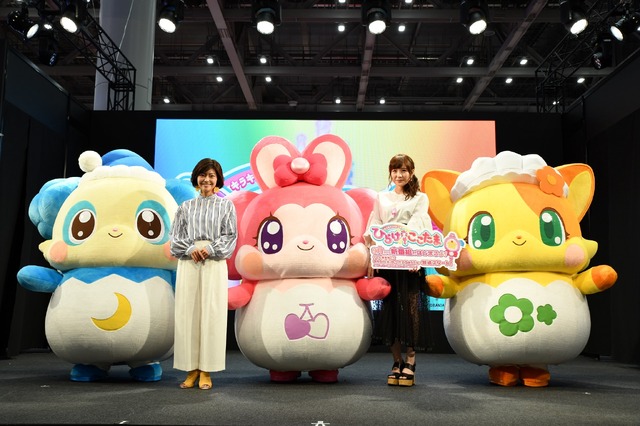 『キラキラハッピー★ ひらけ！ここたま』発表会スチール(C)BANDAI/TV TOKYO・ここたま製作委員会