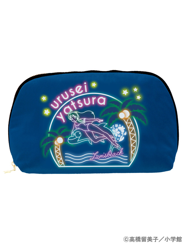 うる星やつら ネオンプリント ポーチ　2,200円（税別）(C)高橋留美子／小学館