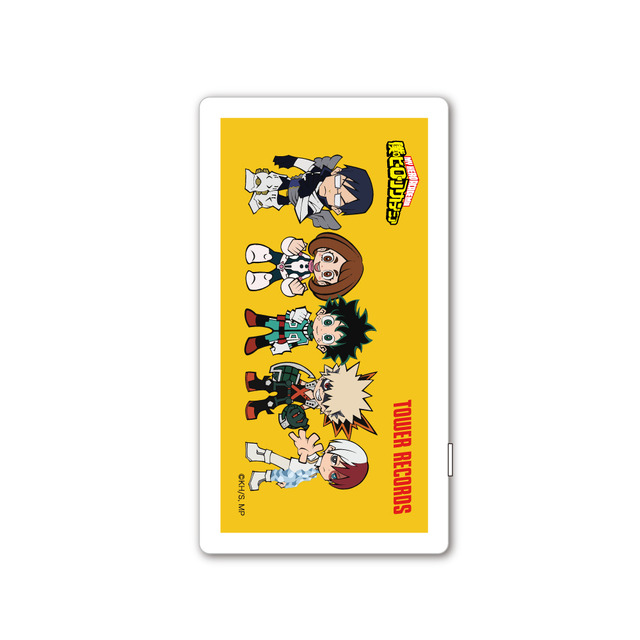「僕のヒーローアカデミア×TOWER RECORDS CAFE」モバイルバッテリー：3,024 円(C)堀越耕平／集英社・僕のヒーローアカデミア製作委員会