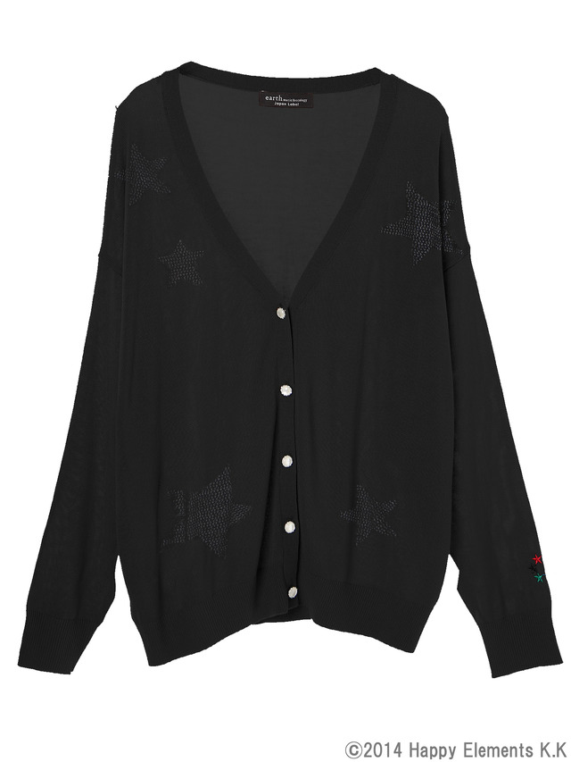 earth music＆ecology Japan Label×「あんさんぶるスターズ！」第2弾「流星隊」カーディガン5,500円（＋税）(C)2014 Happy Elements K.K produced by CHORD co.,ltd.
