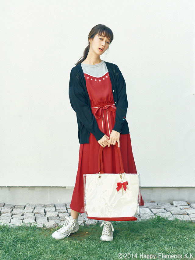 earth music＆ecology Japan Label×「あんさんぶるスターズ！」第2弾「流星隊」ワンピース6,990円（＋税）(C)2014 Happy Elements K.K produced by CHORD co.,ltd.