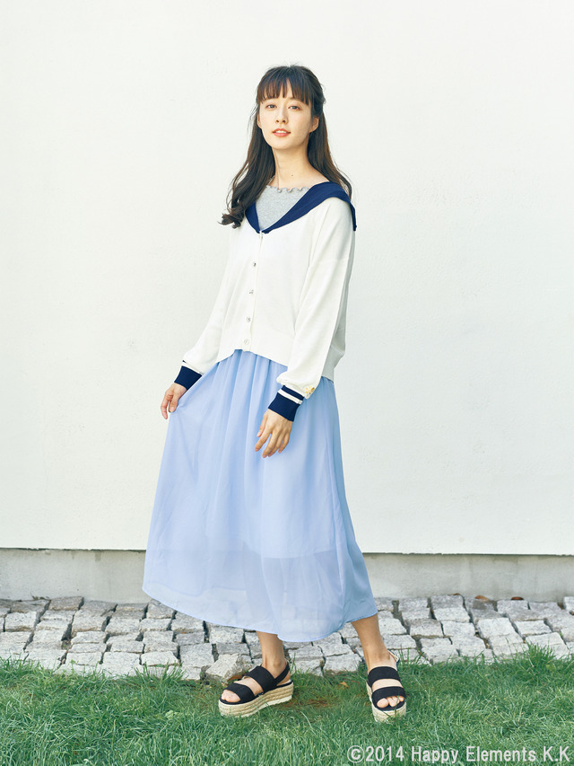 earth music＆ecology Japan Label×「あんさんぶるスターズ！」第2弾「Ra*bits」カーディガン5,500円（＋税）(C)2014 Happy Elements K.K produced by CHORD co.,ltd.