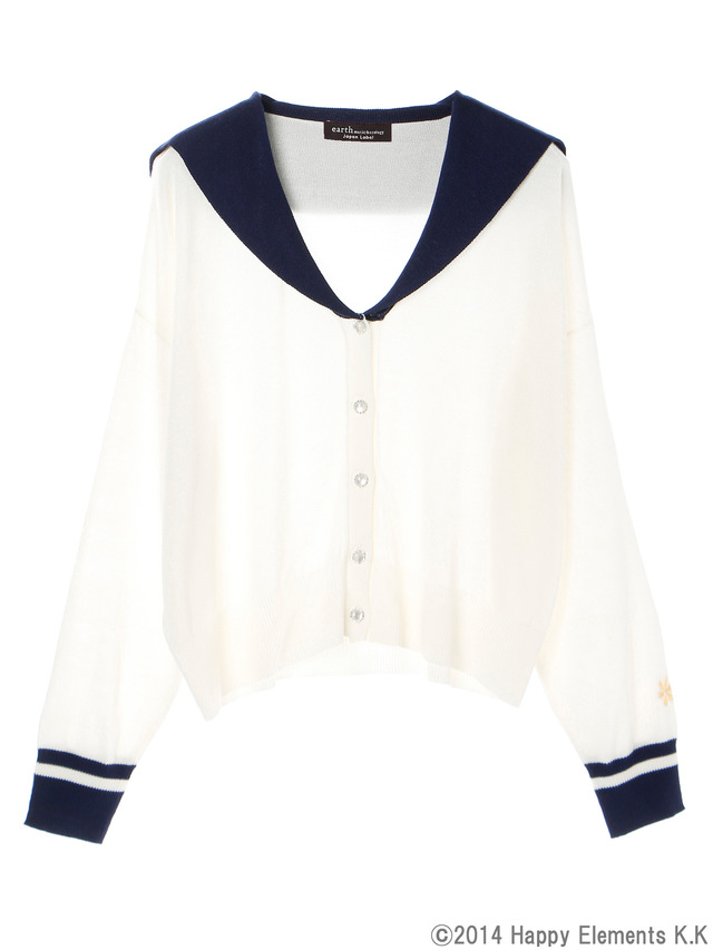 earth music＆ecology Japan Label×「あんさんぶるスターズ！」第2弾「Ra*bits」カーディガン5,500円（＋税）(C)2014 Happy Elements K.K produced by CHORD co.,ltd.