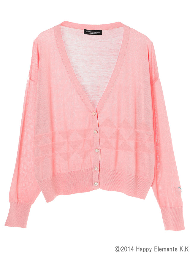 earth music＆ecology Japan Label×「あんさんぶるスターズ！」第2弾「2wink」カーディガン5,500円（＋税）(C)2014 Happy Elements K.K produced by CHORD co.,ltd.