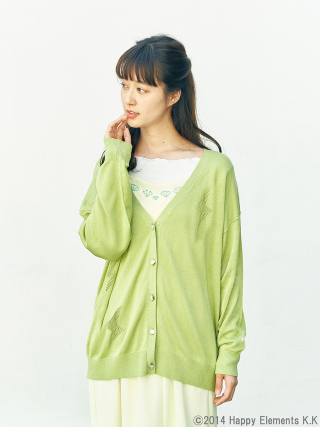 earth music＆ecology Japan Label×「あんさんぶるスターズ！」第2弾「Switch」カーディガン5,500円（＋税）(C)2014 Happy Elements K.K produced by CHORD co.,ltd.