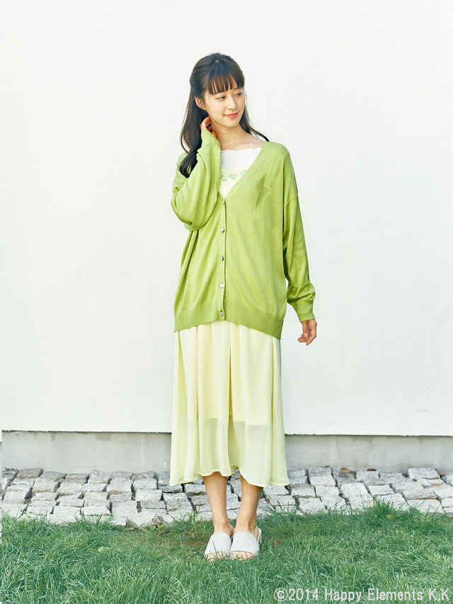 earth music＆ecology Japan Label×「あんさんぶるスターズ！」第2弾「Switch」カーディガン5,500円（＋税）(C)2014 Happy Elements K.K produced by CHORD co.,ltd.