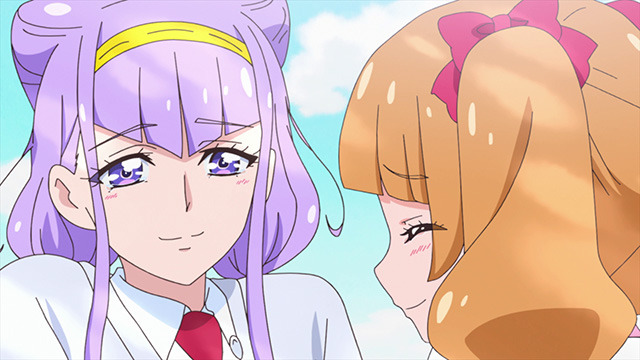 「『ＨＵＧっと！プリキュア』第20話 キュアマシェリとキュアアムール！フレフレ！愛のプリキュア」(C)ABC-A・東映アニメーション