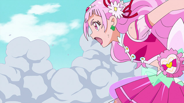 「『ＨＵＧっと！プリキュア』第20話 キュアマシェリとキュアアムール！フレフレ！愛のプリキュア」(C)ABC-A・東映アニメーション