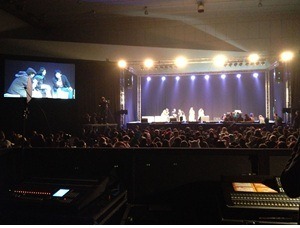 花沢健吾氏のパネルの様子。