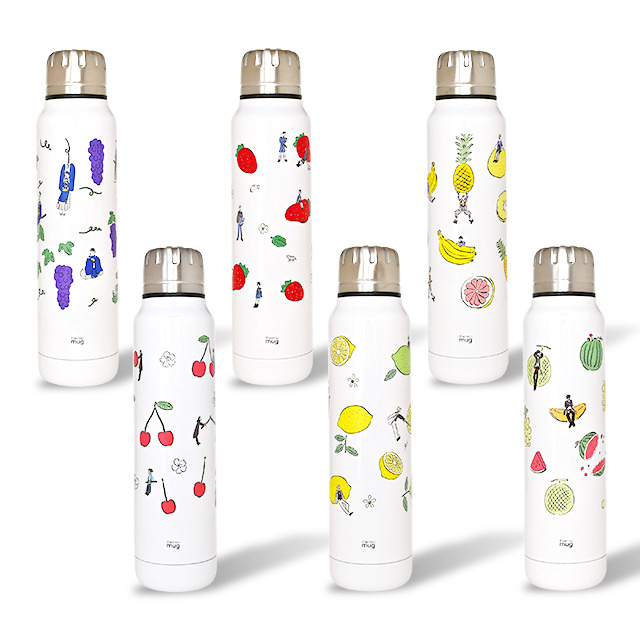 thermo mug ステンレスボトル(全6種) 3,800円（税別）(C)2015-2018 DMM GAMES/Nitroplus