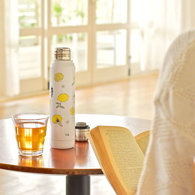 thermo mug ステンレスボトル 髭切・膝丸とレモン・ライム 3,800円（税別）(C)2015-2018 DMM GAMES/Nitroplus