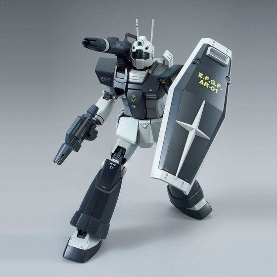 MG 1/100 ジムキャノン （ホワイト・ディンゴ隊仕様）販売価格：4,320円（税込）(C)創通・サンライズ