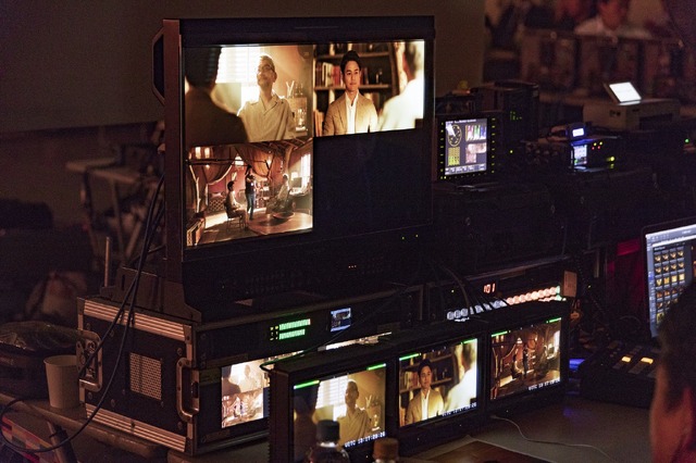 「大人エレベーター」TVCM 58F 庵野秀明 メイキングスチール