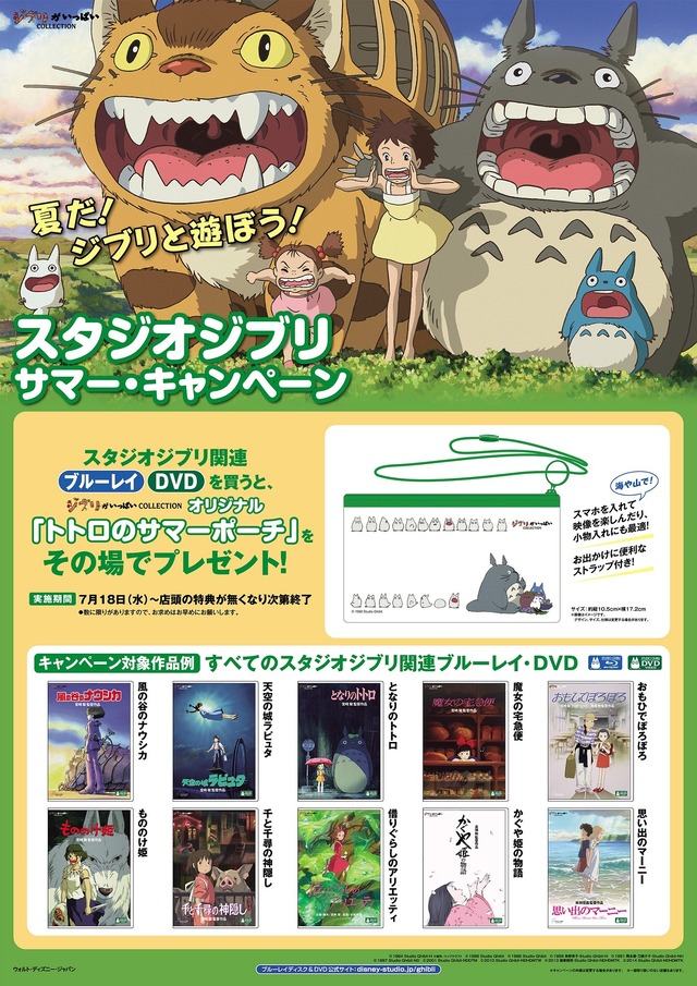 「スタジオジブリ サマー・キャンペーン」(C)1988 Studio Ghibli