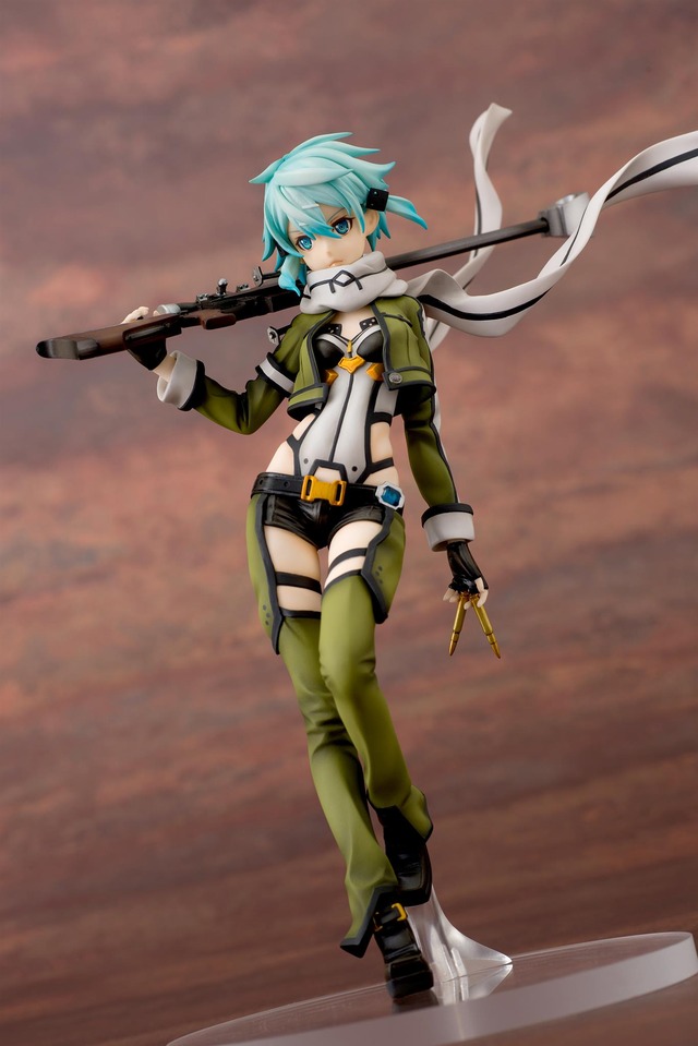 シノン1/7スケールフィギュア　13,000 円（C)2014 川原 礫／KADOKAWA アスキー・メディアワークス刊／SAO II Project