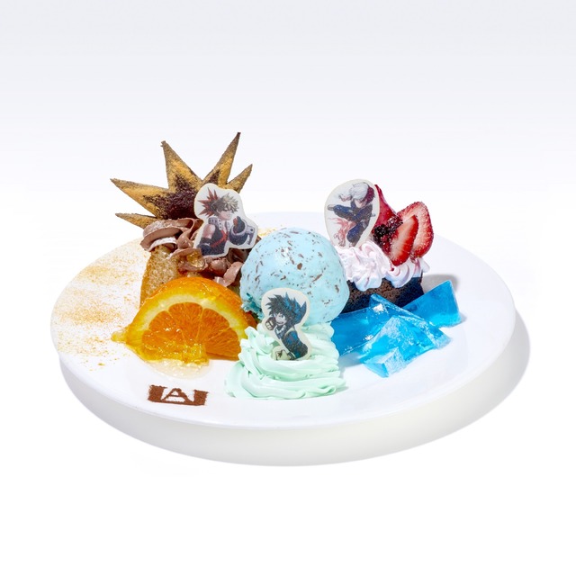 雄英高校ヒーロー科デザートプレート　1530円（C)堀越耕平／集英社