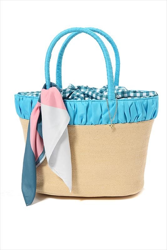 『アイドリッシュセブン』コラボレーション 「かごバッグ（全12種）」各9,800円（税別）十龍之介 モデル (C)アイドリッシュセブン