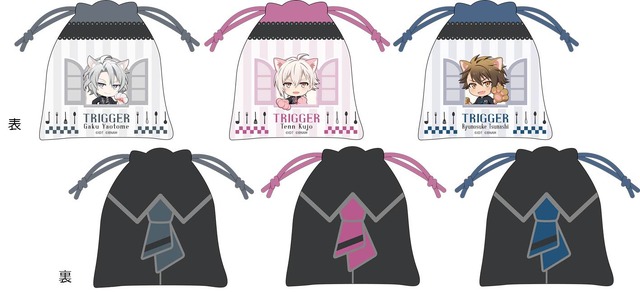 ミニミニ巾着（全12種）※ランダム封入 / 675 円（税込） (C)アイドリッシュセブン (C)2018 BANDAI NAMCO Amusement Inc.