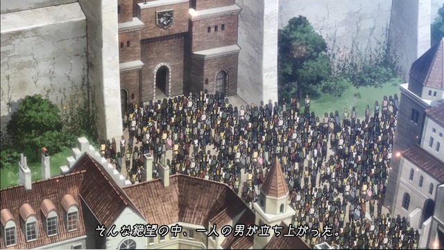 「LAWSON×アサヒ飲料 進撃の巨人キャンペーン」うなじ肉編ムービーキャプチャ(C)諫山創・講談社/「進撃の巨人」製作委員会