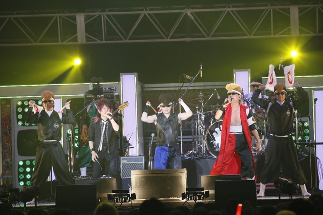 「JUMP MUSIC FESTA」DAY1 オフィシャルスチール 氣志團＆きただにひろし