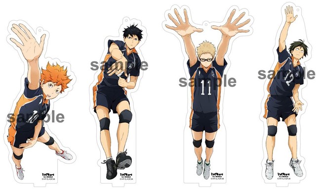 アクリルキーホルダー(全10種／各1,620円)(C)古舘春一／集英社・「ハイキュー!! 3rd」製作委員会・MBS